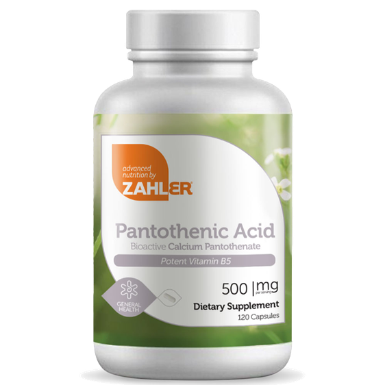 Pantothenic Acid 120 Capsules