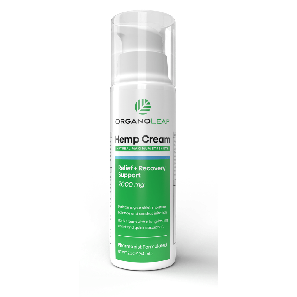 Hemp Body Cream Pump 2000 mg 2.1 oz