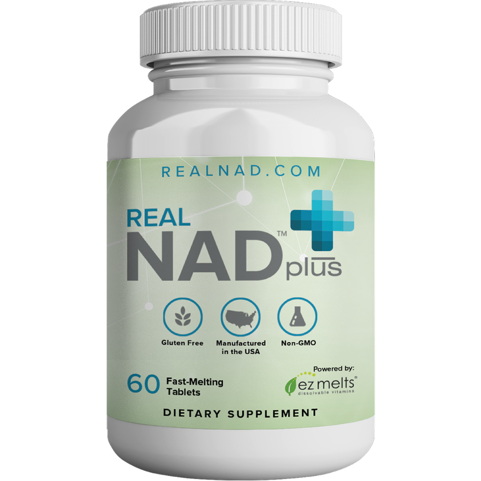 Real NAD+ 60 EZ Melt Tablets