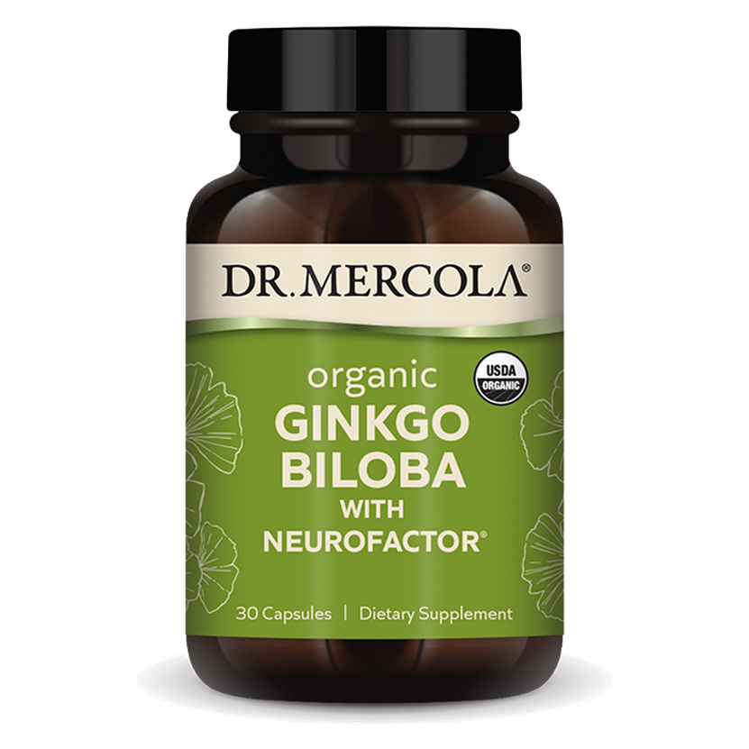 Organic Ginkgo Biloba 30 Capsules