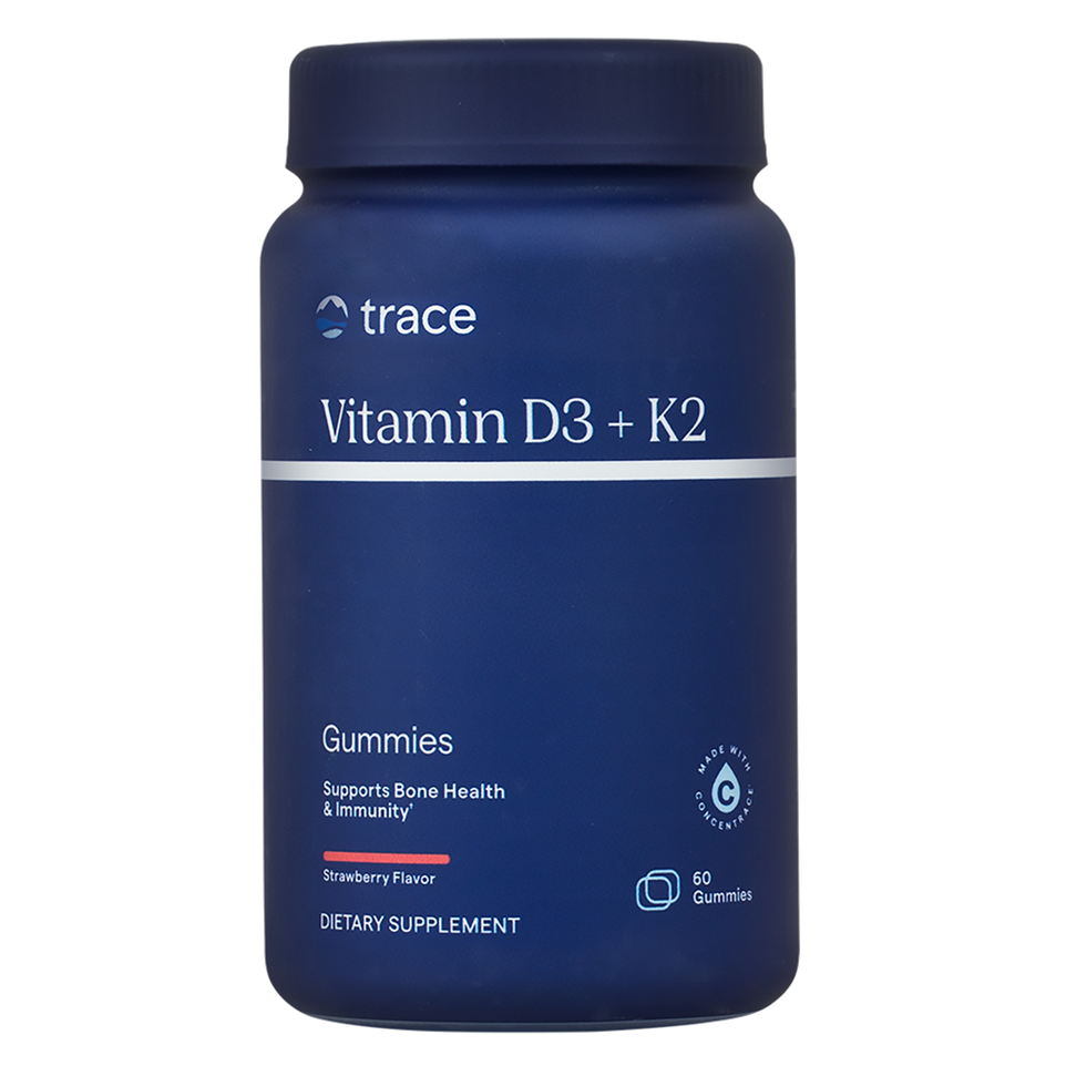 Vitamin D3+K2 Gummies Strawberry 60 Gummies
