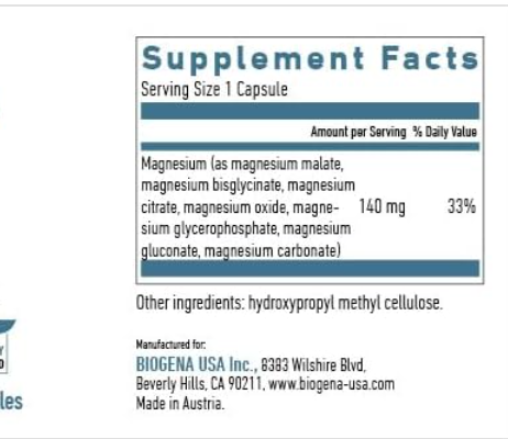 7-Salt Magnesium 60 Capsules