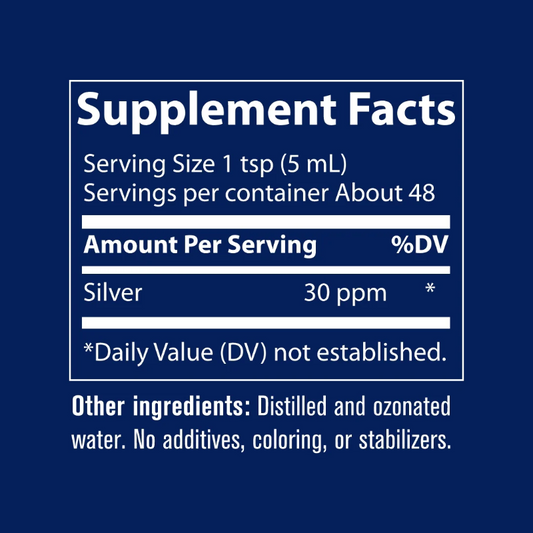 Colloidal Silver 30ppm 8 fl oz