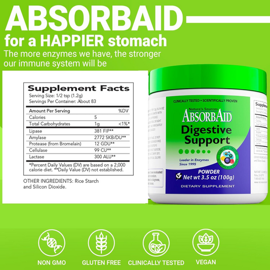 AbsorbAid Digestive Support 83 Servings