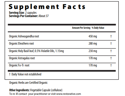 Adaptogen 75 Capsules