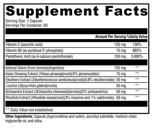 Adrenaliv® 60 Capsules
