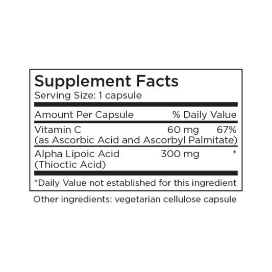 Alpha Lipoic Acid 90 Capsules