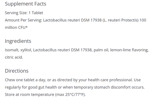 BioGaia Protectis 30 Chewable Tablets