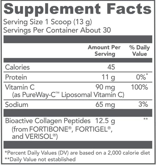 Bioactive Collagen Complex Daily Foundational Support 30 Servings