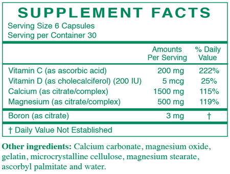 Bone Density Formula 180 Capsules