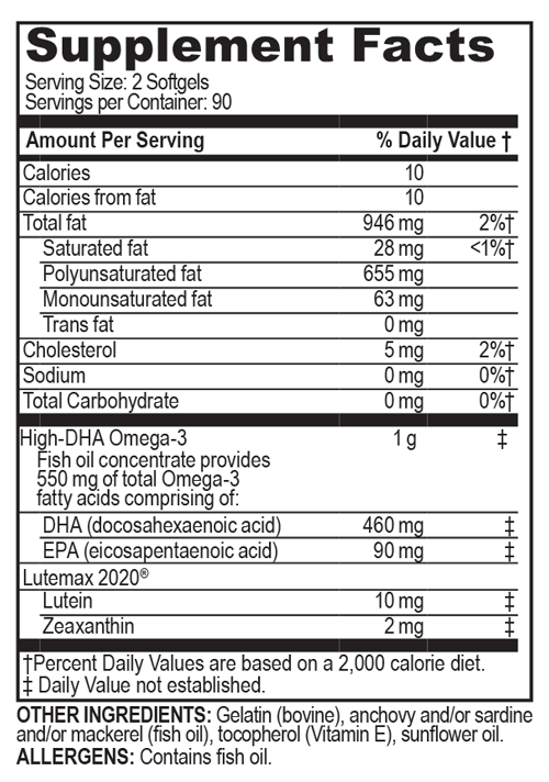 Brain Omega 180 Softgels