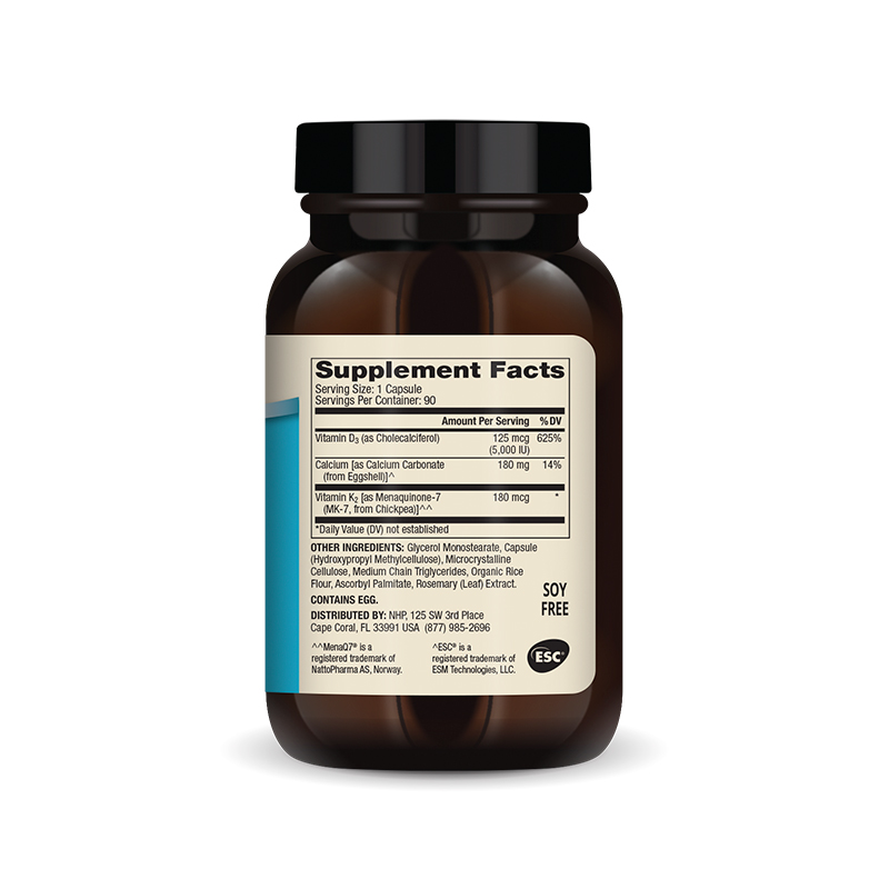 Calcium with Vitamins D3 & K2 90