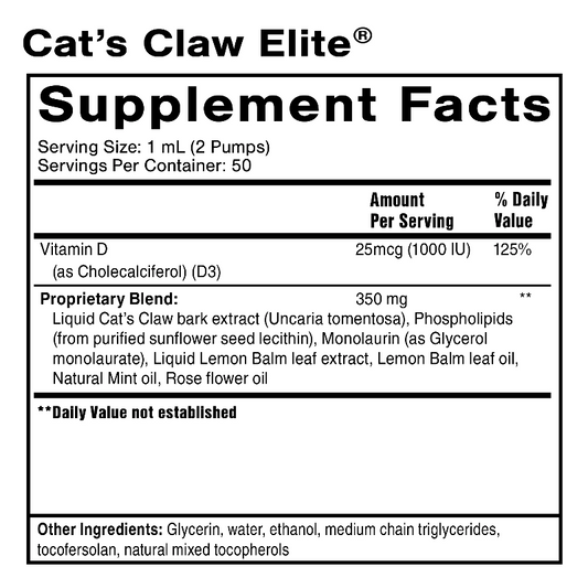 Nanoemulsified Cat’s Claw Elite® 1.7 oz