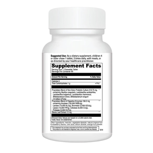 Chewable Kidbiotic Tropical Fruit 90 Tablets