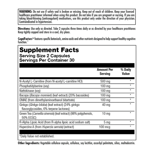 CogniFactors 60 Capsules