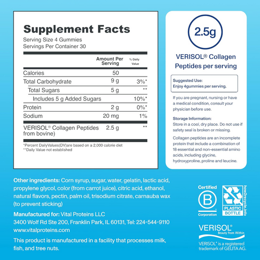 Collagen Gummies Grape 120 Gummies