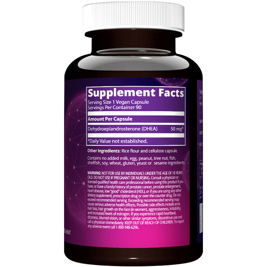 DHEA 50 mg 90 Capsules