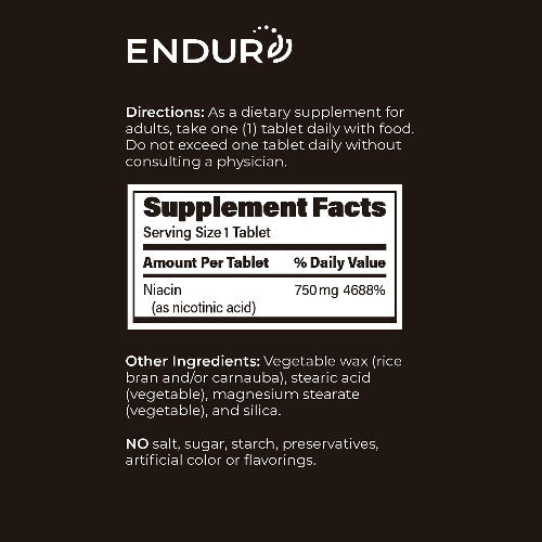 ENDUR-ACIN ER 750 mg 60 Tablets