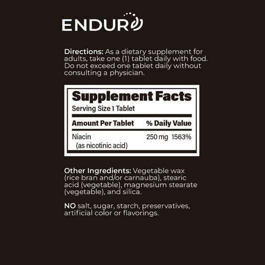 ENDUR-ACIN ER NIACIN 250 mg 100 Tablets