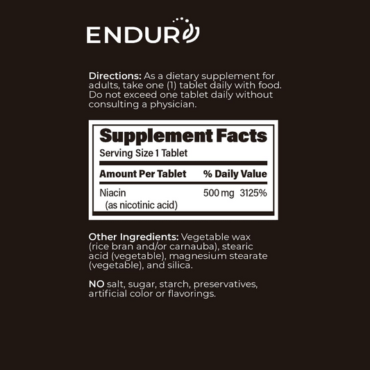 ENDUR-ACIN ER NIACIN 500 mg 100 Tablets