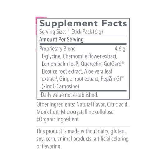 G.I. InnerCalm Lemon Ginger 30 Stick Packs