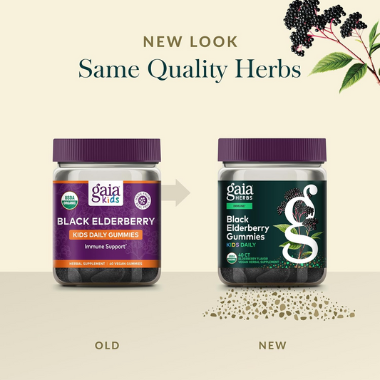 GaiaKids Black Elderberry Kids Daily Gummies 40 Gummies