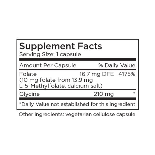 L-Methylfolate 10 mg 90 Capsules