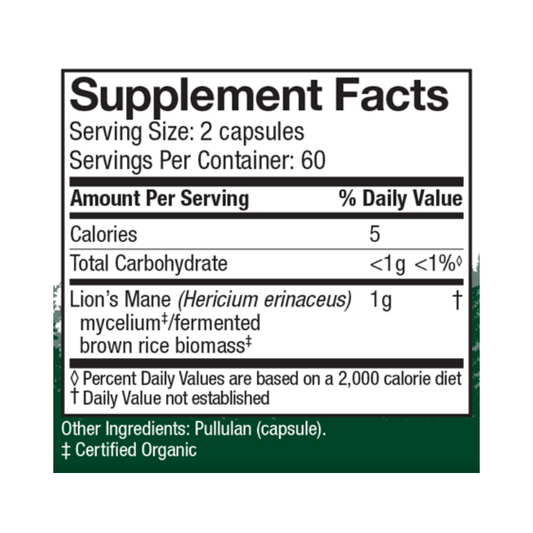 Lion's Mane 120 Capsules