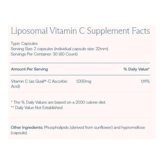Liposomal Vitamin C 60 Capsules
