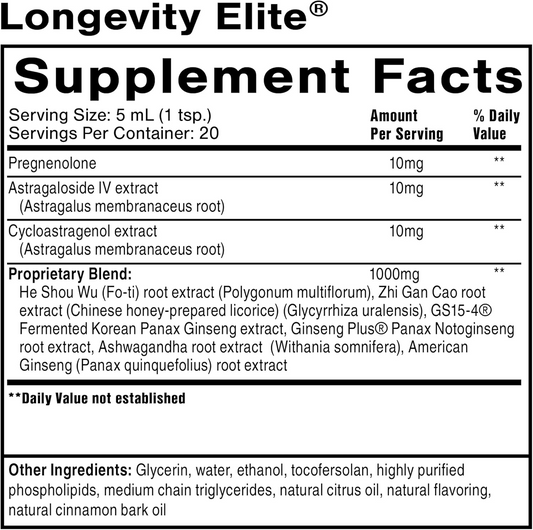 Longevity Elite 3.38 fl oz