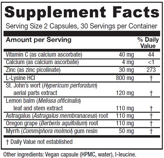 Lysine Extra 60 Capsules