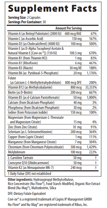 Metabolic Nutrition 60 Capsules