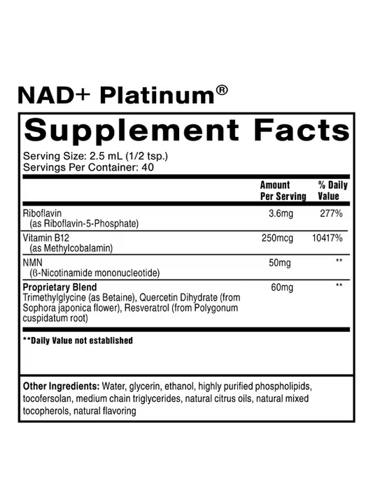 NAD+ Platinum 3.38 fl oz
