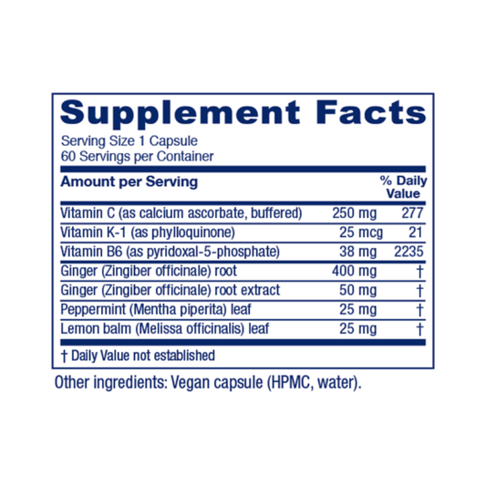 Nausea Ease 60 Capsules