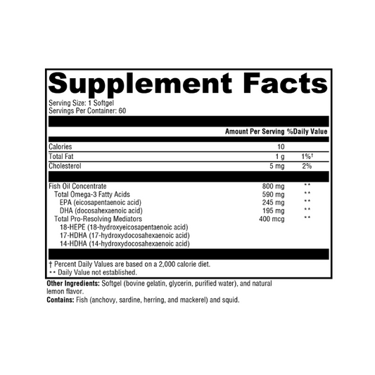 OmegaPure PRM 60 Softgels
