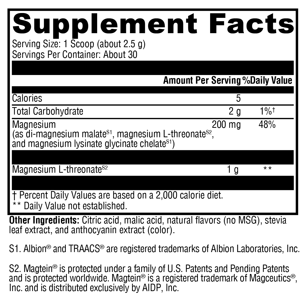 OptiMag® Neuro Mixed Berry 60 Servings