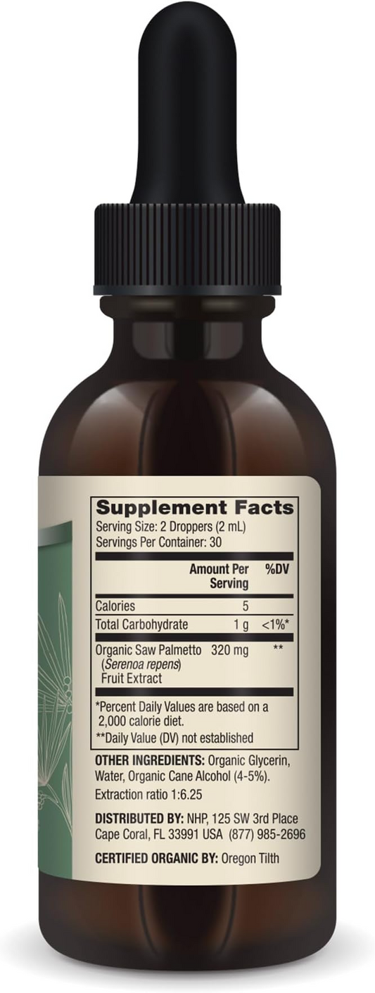 Organic Saw Palmetto 2 fl oz