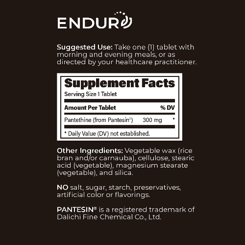 Pantethine SR 300 mg 90 Tablets