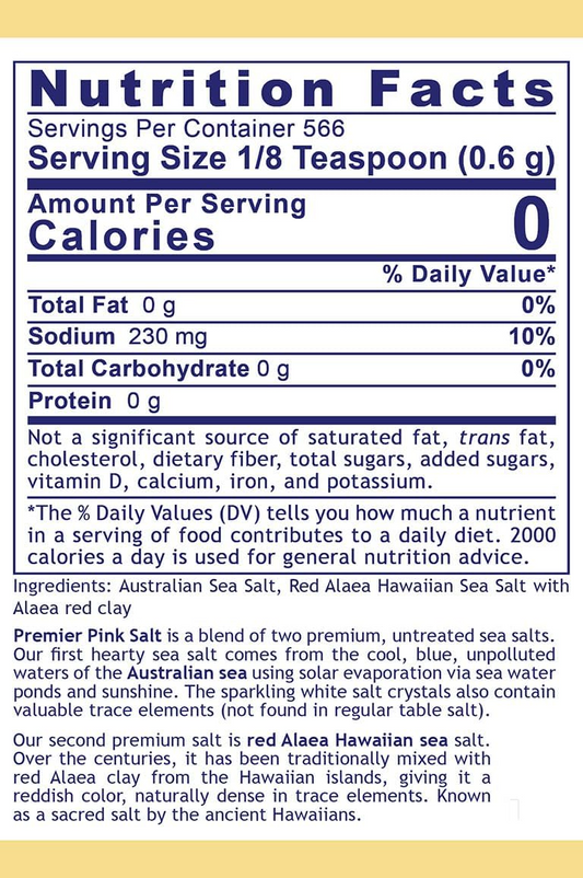 Premier Pink Salt 12 oz