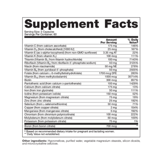 Prenatal SAP 180 Capsules