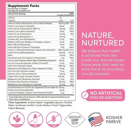 Prenatal+DHA 60 softgels