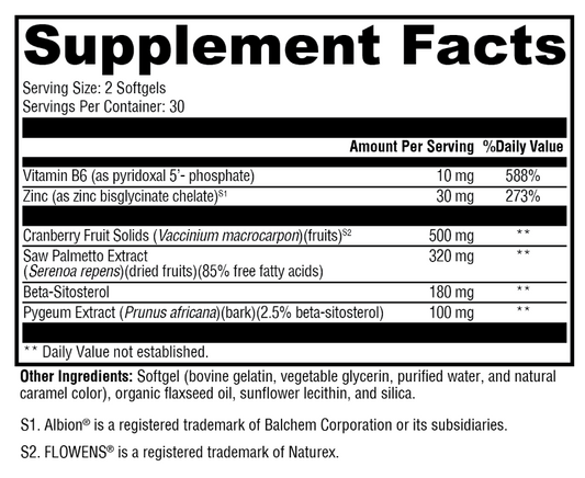 Prostate FLO™ 60 Softgels
