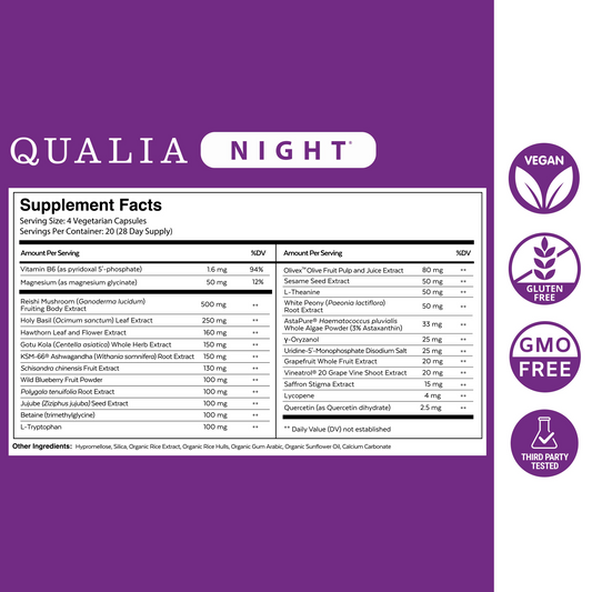 Qualia Night 60 Capsules