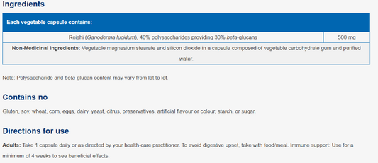 Reishi SAP 60 Capsules