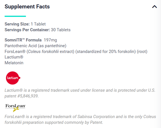 Somni-TR™ 30 Tablets