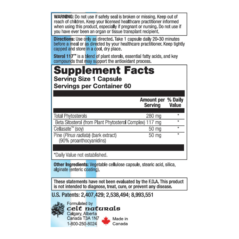 Sterol 117 60 Capsules