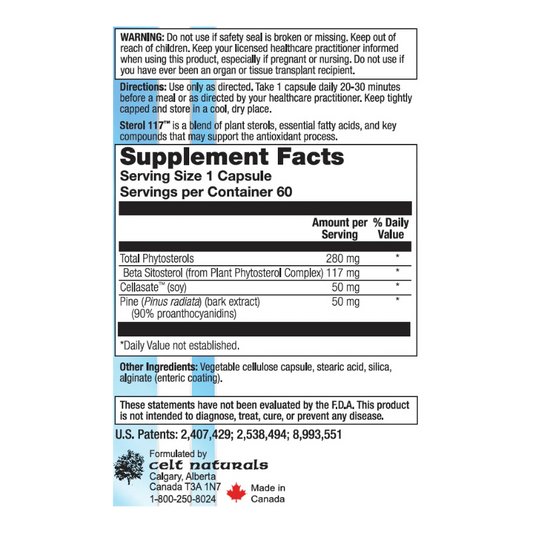 Sterol 117 60 Capsules