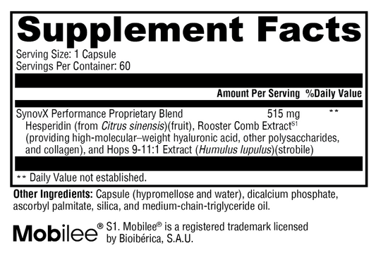 SynovX® Performance 60 Capsules
