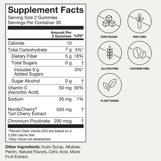 Tart Cherry Gummies 60 Gummies