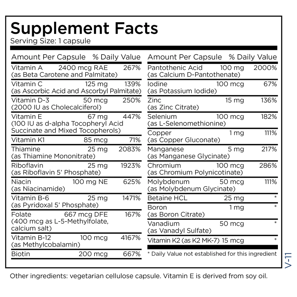 The Big One® Plus without Iron 90 Capsules